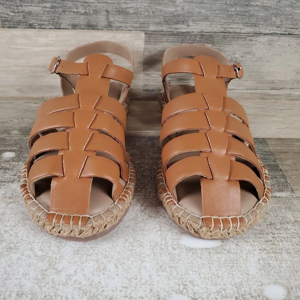 Sam Edelman Kora Kids‎ Sandal Sz 2 M Saddle Lea Leather Lightweight Super Comfy